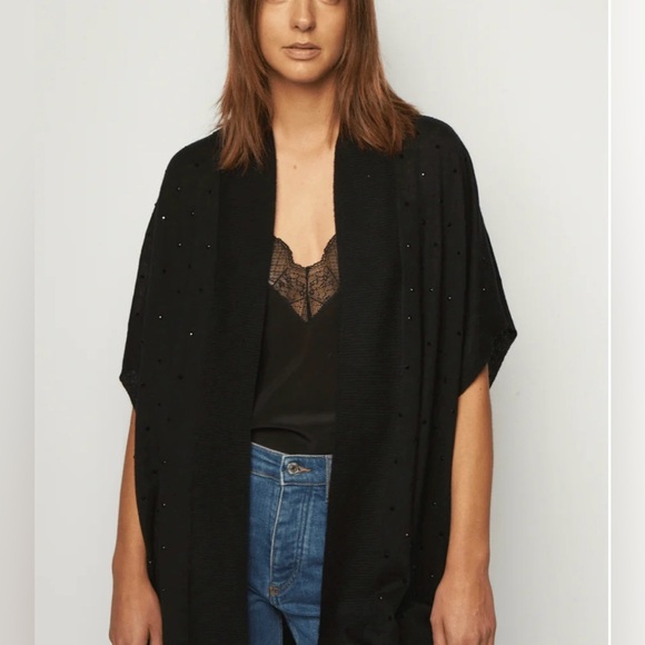 ZADIG & VOLTAIRE Indian Cp Dots Cashmere Cardigan - Picture 3 of 9